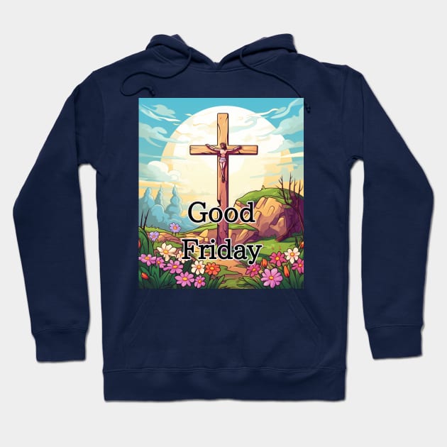 Good Friday RIP Jesus Hoodie by MilkyBerry